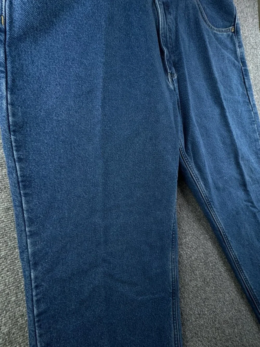 Carhartt B172 DST Jeans Flannel Lined Relaxed Fit Blue Cotton Denim ACTL 39x30